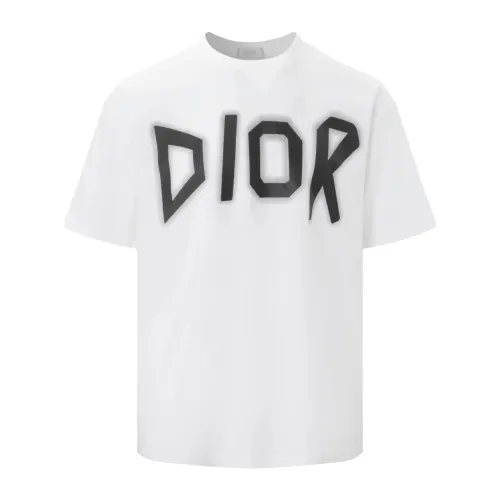 High Quality Dior 230g 100% Cotton Print Logo T-shirt for Women and Men with Original OPP Package and Tags DRTS-001