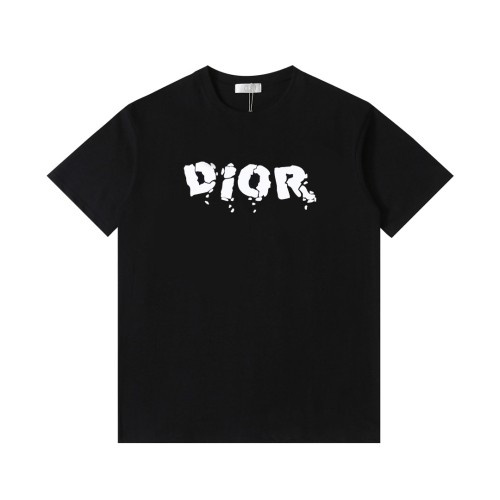 High Quality Dior 260g 100% Cotton Print Logo T-shirt for Women and Men with Original OPP Package and Tags DRTS-062