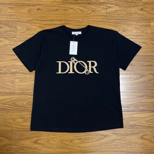 High Quality Dior 240g 100% Cotton Print Logo T-shirt for Women and Men with Original OPP Package and Tags DRTS-064