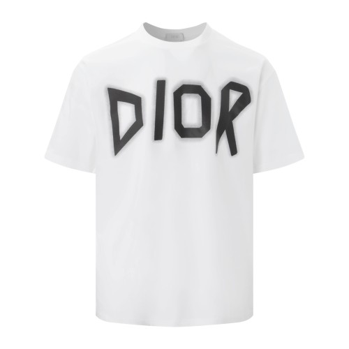 High Quality Dior 260g 100% Cotton Print Logo T-shirt for Women and Men with Original OPP Package and Tags DRTS-097
