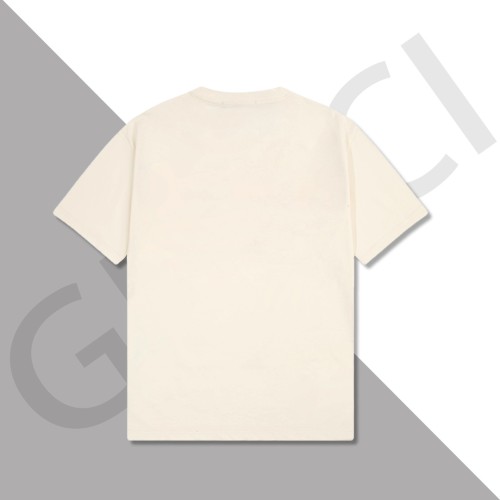High Quality Gucci 230g 100% Cotton Print Logo T-shirt for Women and Men with Original OPP Package and Tags GCTS-095