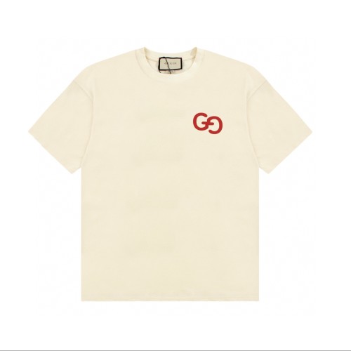 High Quality Gucci 230g 100% Cotton Print Logo T-shirt for Women and Men with Original OPP Package and Tags GCTS-088