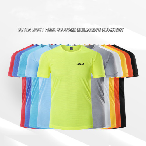 Customized SH-SF01-02 USA Size Adult and Children Modal Material Round Neck T-shirt CST-004 (Different customized process have different customized fee)