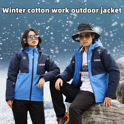 KF3599 Custom LOGO/Pattern Waterproof and Windproof Warm Keep Work and Travel and Camping Single Layer Outdoor Jackets For Men and Women CSJK-018 (MOQ=20PCS/each design)