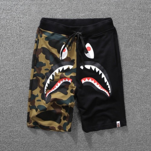 Bape Camouflage Print 98%Polyester Casual Pants Men's Loose Beach Pants Shorts SMT-019
