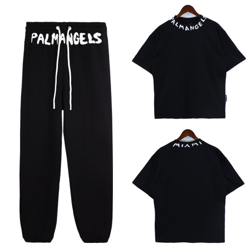 High Quality Palm Angels 360G Leisure and Sport T-shirt + Pant PAC-096