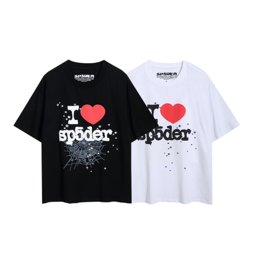 High Quality Sp5der(Spider 55555) 240G Cotton T-shirt SPHC-067