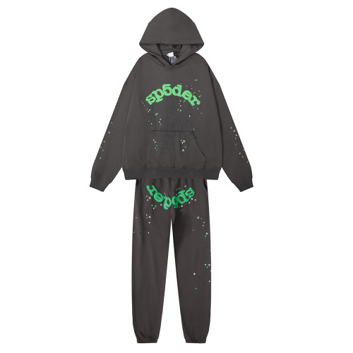 High Quality Sp5der(Spider 55555) 360G Cotton Young Thug Hoodie + Pant Set SPHC-042