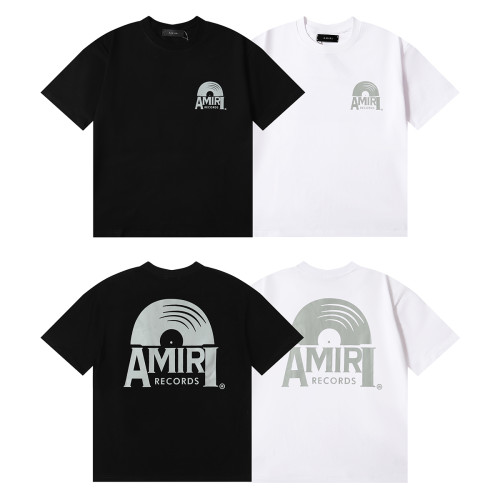 High Quality Amiri Records Wolf 230G Cotton T-shirt AMRC-076