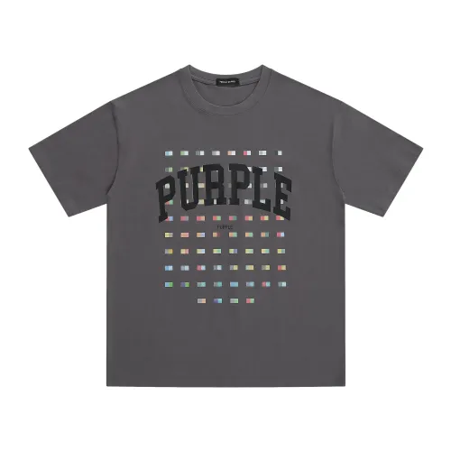 High Quality Purple Brand Cotton T-shirt PPC-015