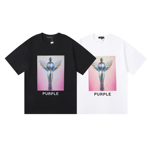 High Quality Purple Brand Cotton T-shirt PPC-058