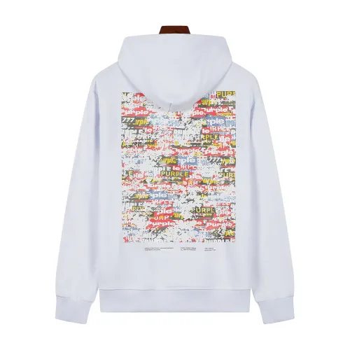 High Quality Purple Brand Cotton Hoodie PPC-019
