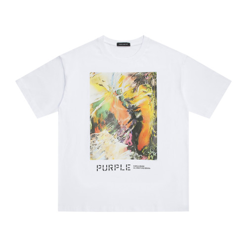 High Quality Purple Brand Cotton T-shirt PPC-008