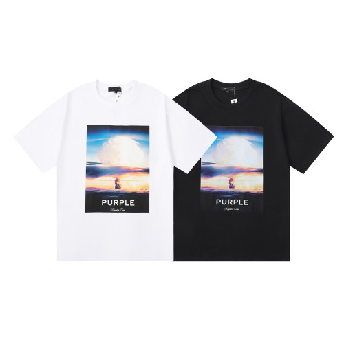 High Quality Purple Brand Cotton T-shirt PPC-049