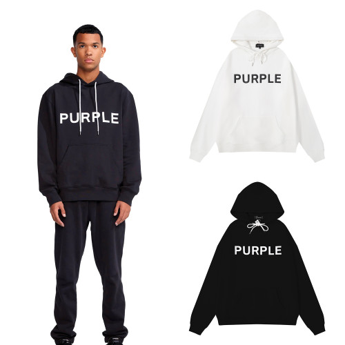 High Quality Purple Brand Cotton Hoodie PPC-070