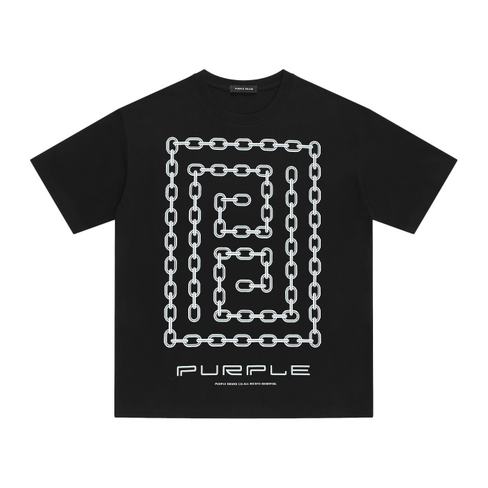 High Quality Purple Brand Cotton T-shirt PPC-042