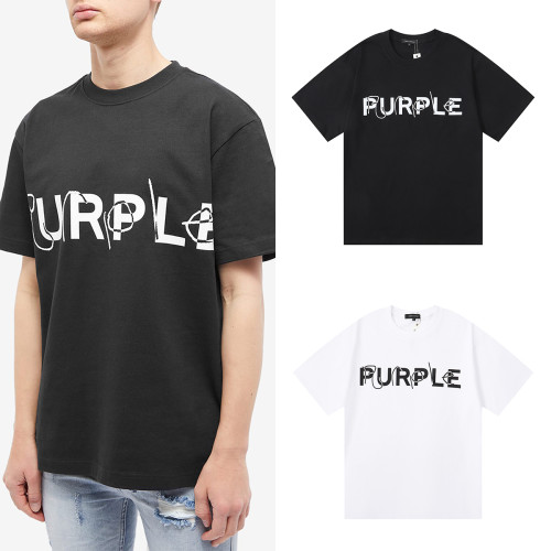 High Quality Purple Brand Cotton T-shirt PPC-046