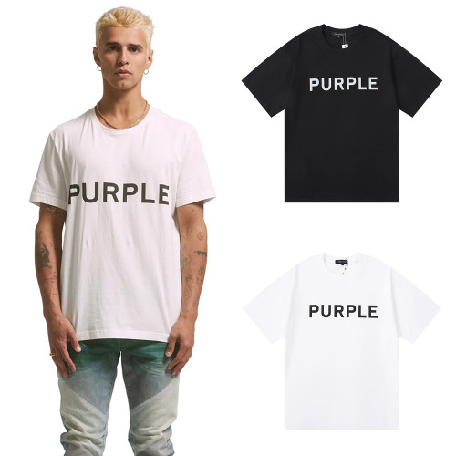 High Quality Purple Brand Cotton T-shirt PPC-056