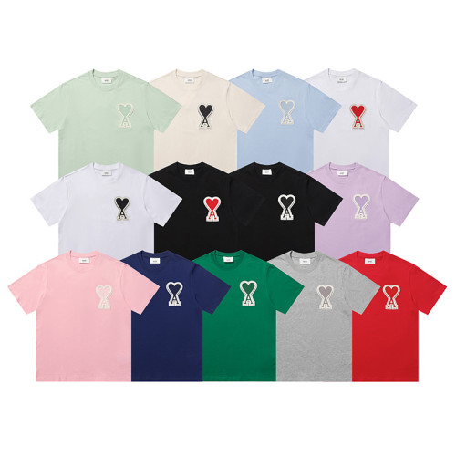 High Quality Fear of God FOG ESSENTIALS Cotton Embroidery Hearts T-shirt ESTC-009