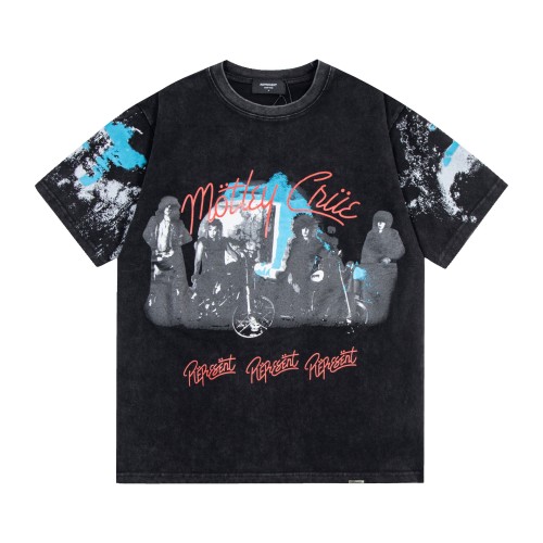 High Quality Represent Cotton Washed Distressed Vintage Loose T-shirt RPTC-043