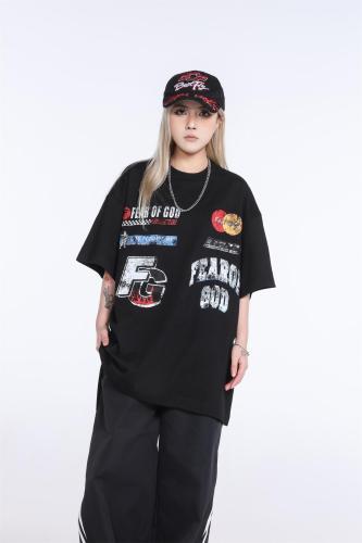 High Quality Fear of God FOG ESSENTIALS Cotton Washed Distressed Loose T-shirt ESTC-103