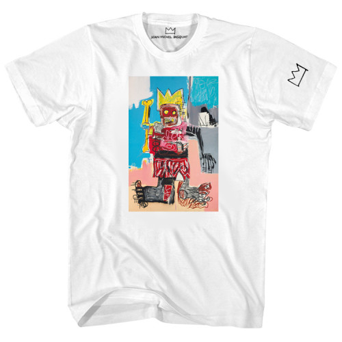 High Quality Jean-Michel Basquiat  Artwork Printing 220G Cotton T-shirt JMBC-001