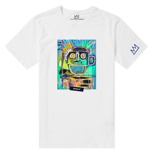 High Quality Jean-Michel Basquiat  Artwork Printing 220G Cotton T-shirt JMBC-007