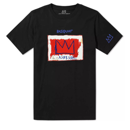 High Quality Jean-Michel Basquiat  Artwork Printing 220G Cotton T-shirt JMBC-008