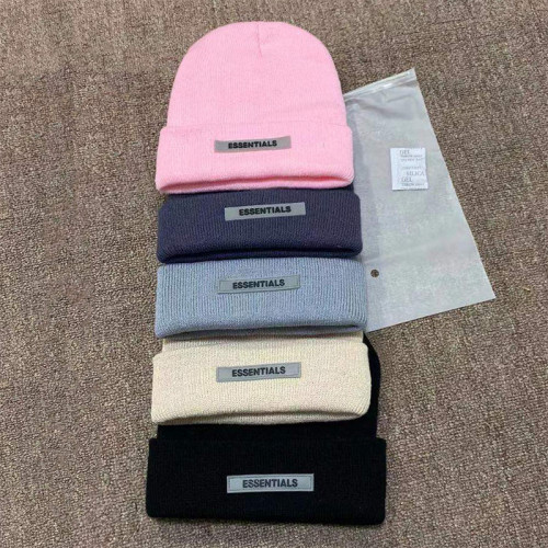 High Quality Fear of God FOG ESSENTIALS Cotton Knitted Wool Hat ESTC-190