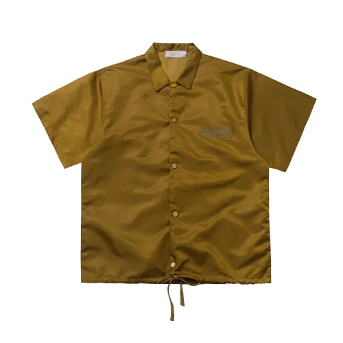 High Quality Fear of God FOG ESSENTIALS 230G Cotton Loose Shirt ESTC-196