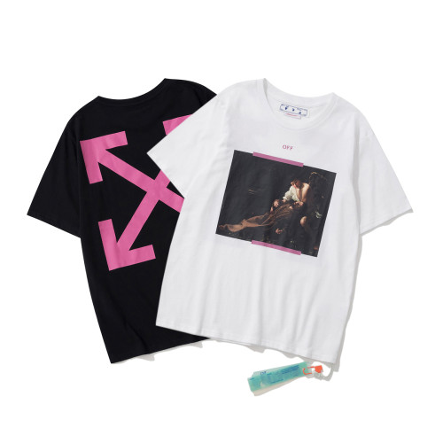 High Quality Off White Cotton T-shirt OFC-006