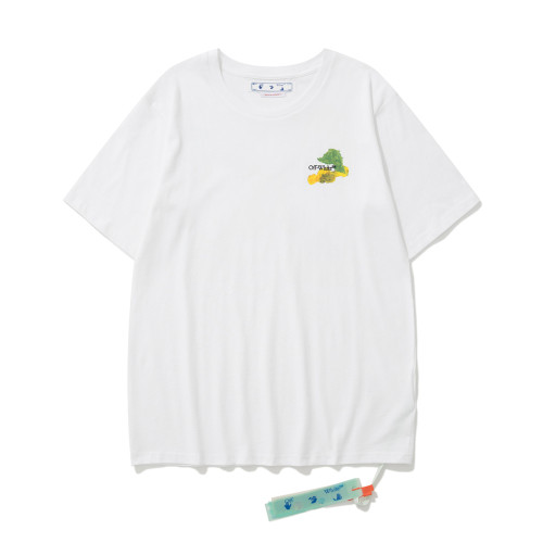 High Quality Off White Cotton T-shirt OFC-003