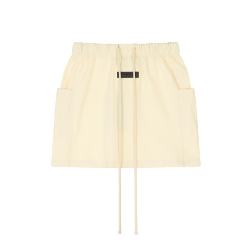 High Quality Fear of God FOG ESSENTIALS Cotton Loose Women's Short Skirt ESTC-191