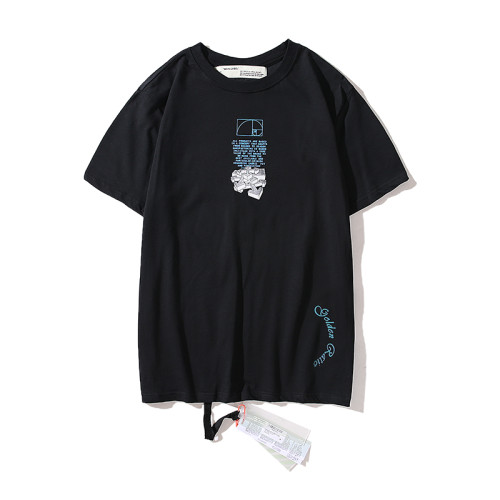 High Quality Off White Cotton EUR Size T-shirt OFC-031