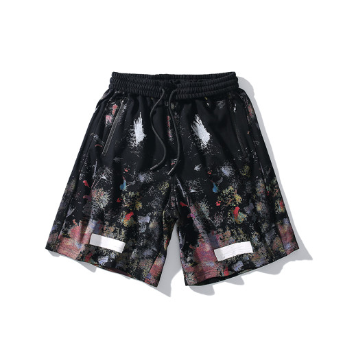 High Quality Off White Cotton EUR Size Shorts OFC-105