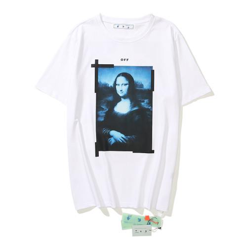 High Quality Off White Cotton EUR Size T-shirt OFC-042