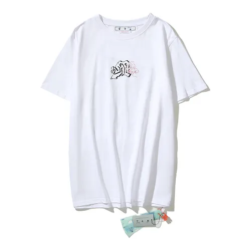 High Quality Off White Cotton EUR Size T-shirt OFC-062