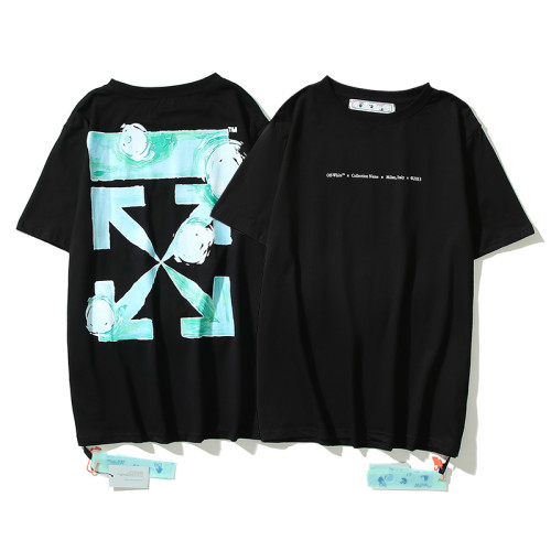 High Quality Off White Cotton EUR Size T-shirt OFC-053