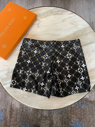 High Quality LV Drawstring Men's Swimming Trunks SWTK-009