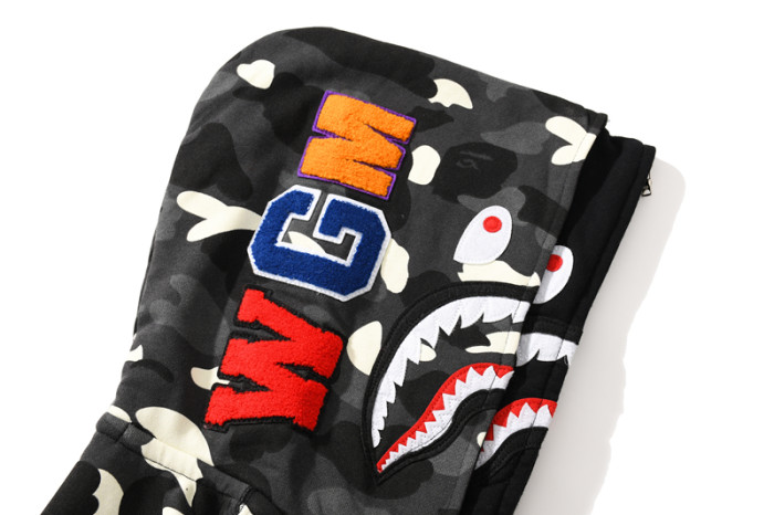 High Quality Bape Cotton Zipper Hoodie Jacket WTBP-014