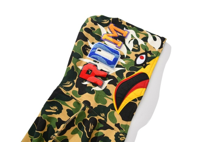 High Quality Bape Cotton Zipper Hoodie Jacket WTBP-009