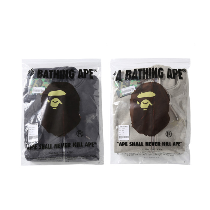 High Quality Bape Cotton Zipper Hoodie Jacket WTBP-016