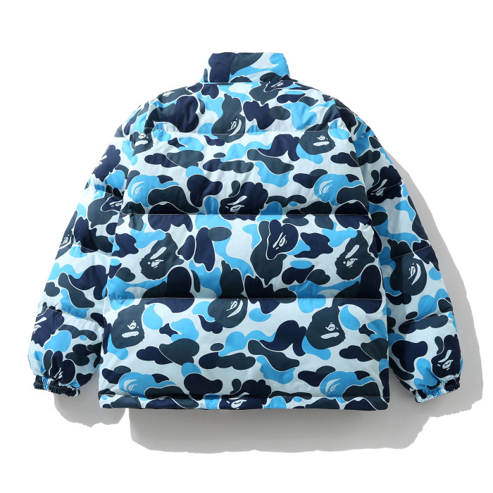 High Quality Bape Reversible Down Cotton Jacket Camouflage Cotton Coat WTBP-020