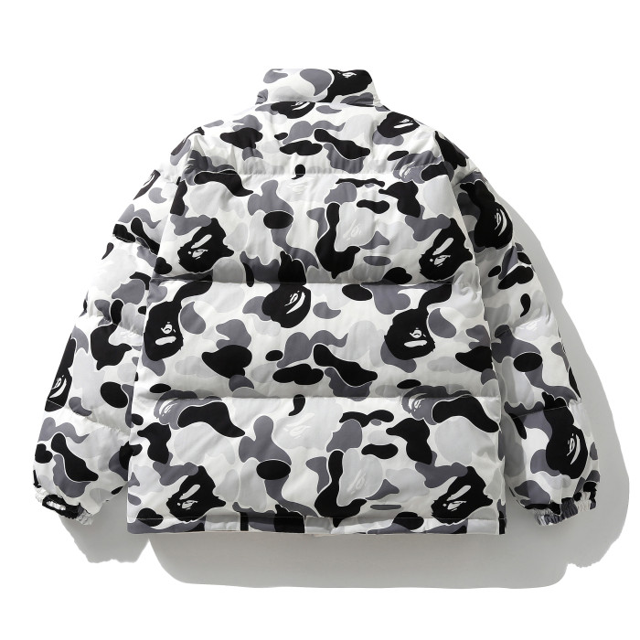 High Quality Bape Reversible Down Cotton Jacket Camouflage Cotton Coat WTBP-020