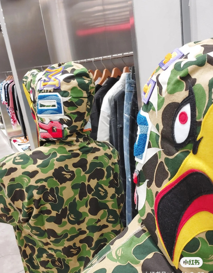 High Quality Bape Cotton Zipper Hoodie Jacket WTBP-009