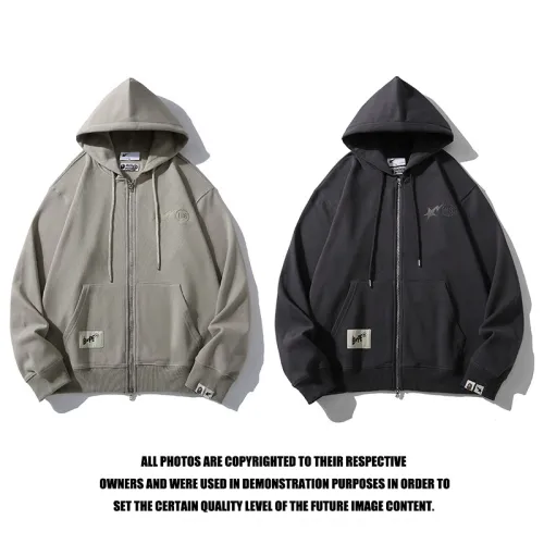 High Quality Bape Cotton Zipper Hoodie Jacket WTBP-016