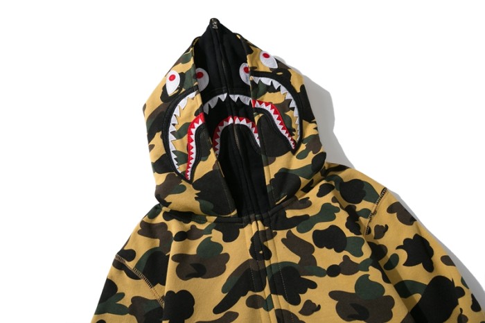 High Quality Bape Cotton Zipper Hoodie Jacket WTBP-011