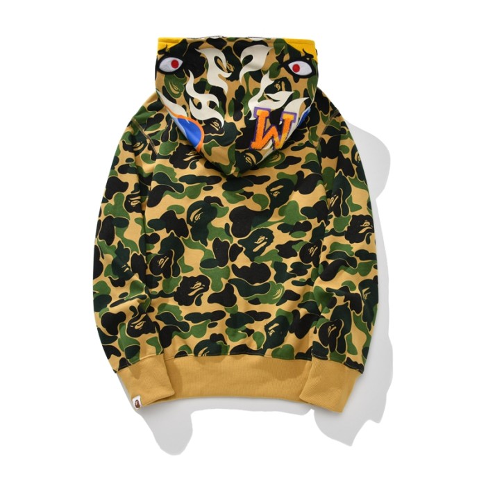 High Quality Bape Cotton Zipper Hoodie Jacket WTBP-009