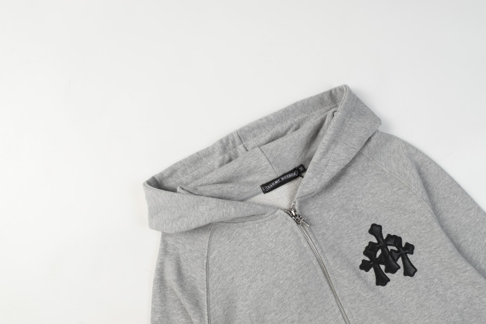 High Quality Chrome Hearts 420G Cotton Hoodie Zipper Jecket WTCH-124