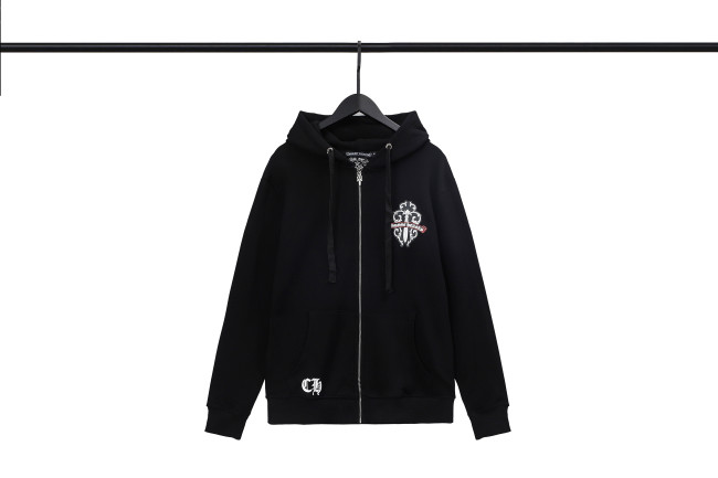 High Quality Chrome Hearts 420G Cotton Hoodie Zipper Jecket WTCH-113